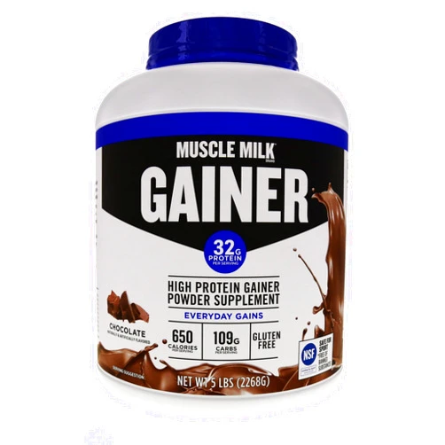 Muscle Milk Gainer Protein Powder, Chocolate, 32g Protein, 5 Pound