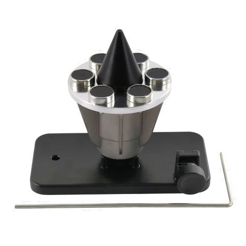 LDMINDA Magnetic Wall Mount Blade Balancer Red Replace # 42-047 339075B Lawn Mower Blade Balancer - Magnetic Wall Mount (Black Color)