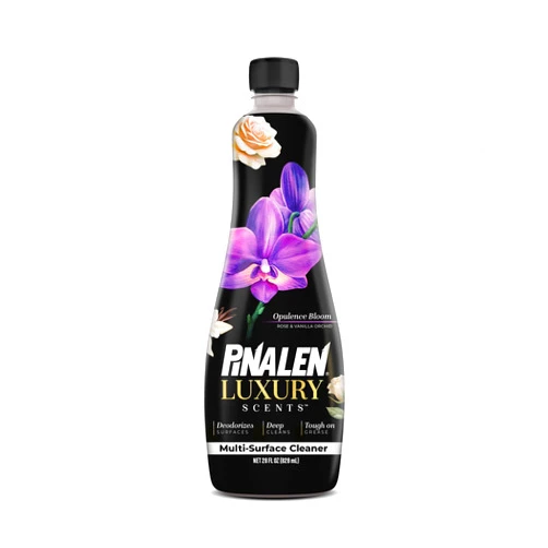PINALEN Luxury Scent Liquid Multipurpose Cleaner - Deep Cleans, Long Lasting Scent - Multisurface Bathroom & Kitchen Cleaner Supplies - Opulence Bloom (28 Fl. Oz)