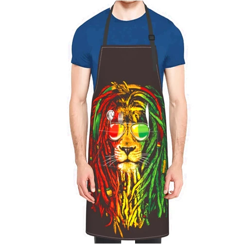 YIBEIKJ Aprons for Women Men Funny Kitchen Chef Waterproof Aprons with 2 Pockets Adjustable Apron for Cooking Baking Drawing
