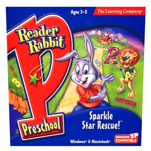 Learning Company Reader Rabbit Preschool Sparkle Star Rescue Age Rating:3 - 5