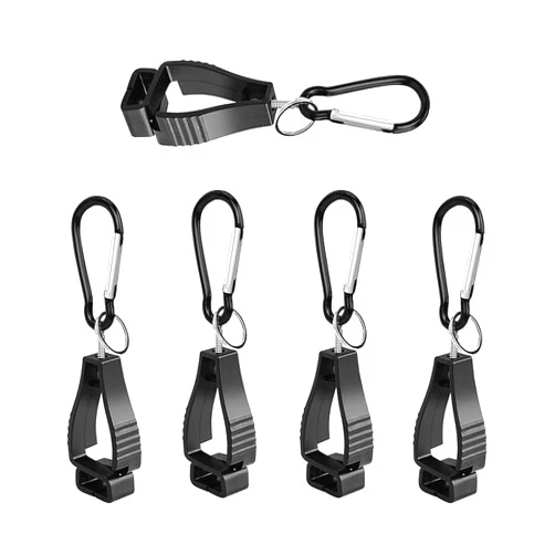 Yoogeer 5Pcs Glove Grabber Clip Holder for Work, Safety Glove Keeper Guard Labor Worker Glasses Helmets Hanger Clamp Belt Holder