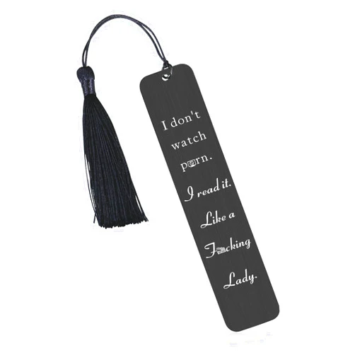 Paginafr Metal Bookmark Gift for Women - Funny Book Accessories for Book Lovers Spicy Reading for Bookish Birthday Mothers Day Gift for Her Book Mark with Exquisite Gift Box for Friends Teacher