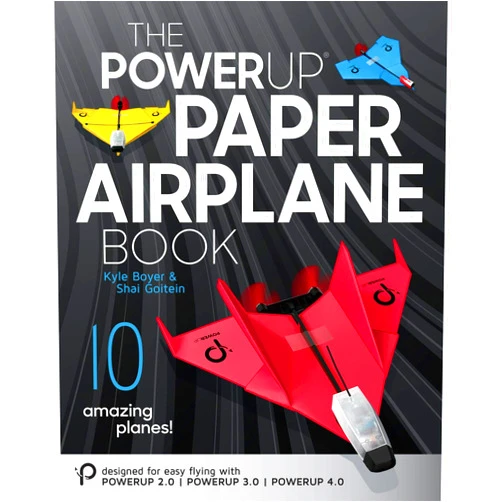 By Tailor Toys (Author) POWERUP Paper Airplane Book: The Ultimate Paper Airplane Guide- Designed for POWERUP 2.0 & 4.0 Powered Planes. 10 Innovative Designs with Video Instructions-For Kids, Hobbyists, & STEM Educators