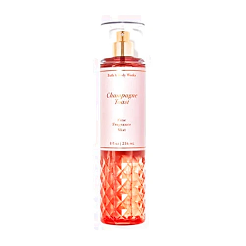 Bath & Body Works Bath and Body Works CHAMPAGNE TOAST Fine Fragrance Mist - PACK OF 2 ( FULL SIZE MIST 8FL OZ / 236 ML )
