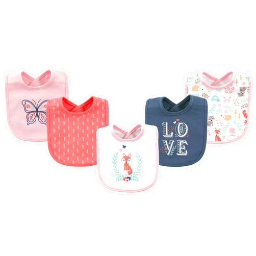 Hudson Baby Unisex BabyCotton Bibs