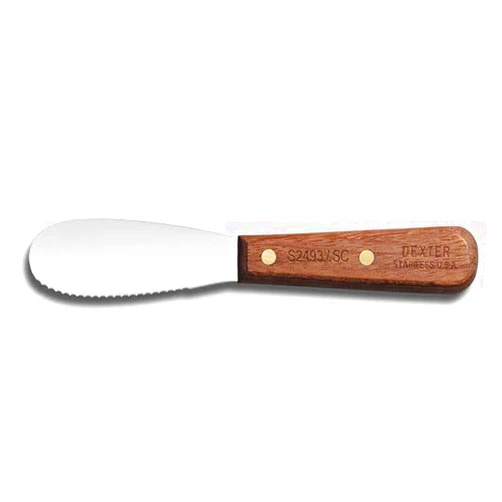 Dexter-Russell Dexter Russell 18120 Scalloped Sandwich Spreader - Rosewood Handled
