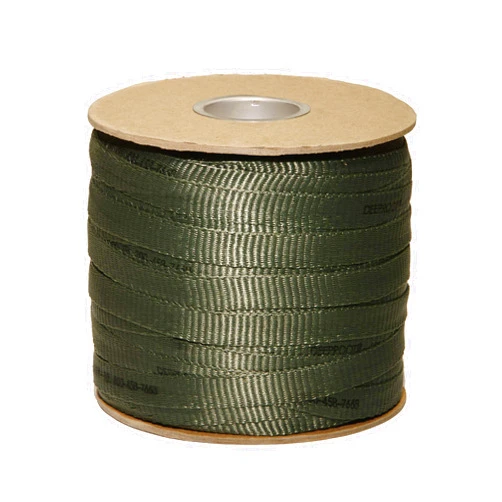 DeepRoot ArborTie Tree Straps for Staking and Guying, Flexible Tree Support Straps, Versatile Tree Rope, Tree Ties For Street Trees, Orchards, and Landscape Trees, 500’ Roll, Olive (AT 5G)