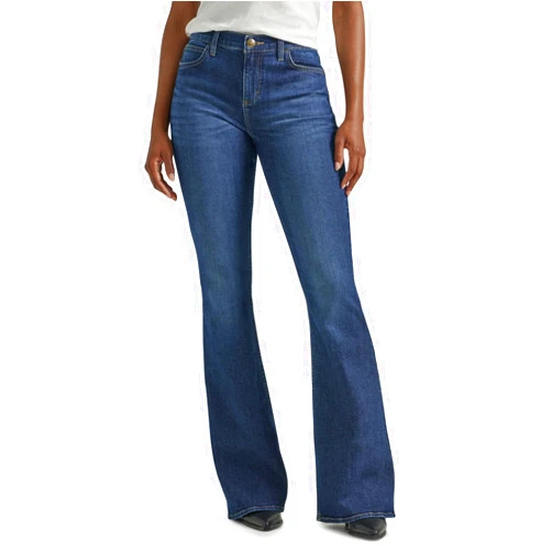 Lee Womens Legendary Mid Rise Flare Jean