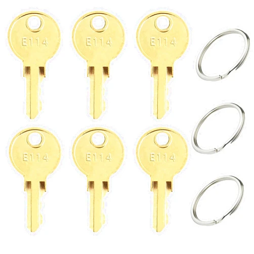 Badogrio E114 Toilet Paper Towel Dispenser Key-6 Pack