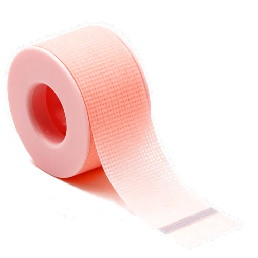 Miuffue Lash Tape for Eyelash Extensions, Silicone Adhesive Eyelash Extension Tape, Pain-Free Removal Lash Tape for Sensitive Skin, Breathable Eyelash Extension Supplies (1 in x 4 Yds,1 Roll)
