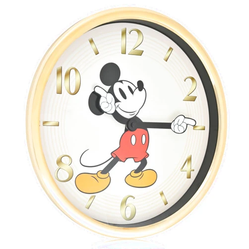 Accutime Mickey Mouse 871776 Retro Art Master Wall Clock White