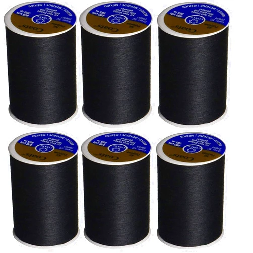Coats & Clark Dual Duty All Purpose Thread 400 Yards Black 230-2 (6-Pack)