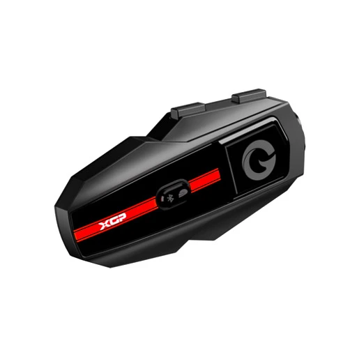 XGP Motorcycle Bluetooth Headset V5.2 with Music Sharing, 2-Way Motorcycle Helmet Bluetooth with IP67 Waterproof, Helmet Intercom Communication Systems for Snowmobile/ATV/Ski, 1 Pack
