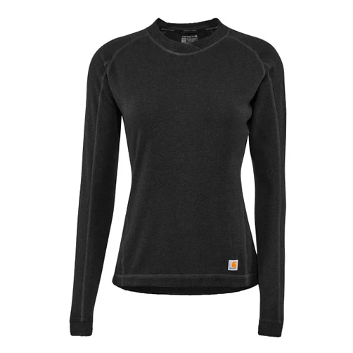 Carhartt Women's Force Heavyweight Synthetic WoolBlend Fleece Base Layer Crewneck Top