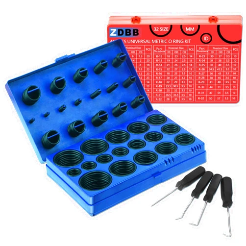 ZDBB 826 Pcs Universal Rubber O Ring Assortment Kit in Inch Standard SAE O-Rings and Metric Oring Set for Automotive Plumbing Faucet Repair, Air or Gas Connections,Resist Oil and Heat