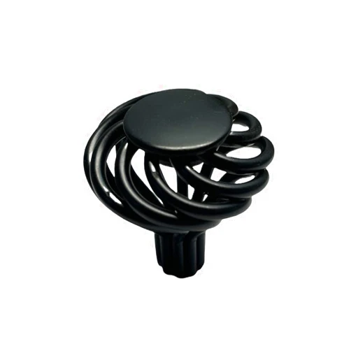 COLESTER DIRECT BUILD SMART. SPEND LESS. Colester Direct Kitchen Cabinet Hardware Drawer Knob Round Birdcage (10, Black)