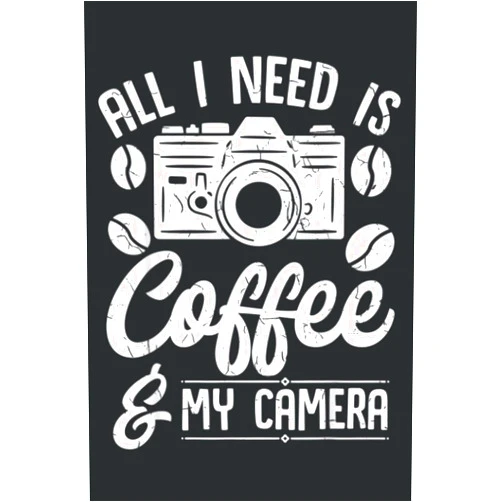 By Eric Rush (Author) All I Need Is Coffee and My Camera Photography Vintage Photo: Wide Ruled Line Paper, 120 Pages, 6 x 9 Inches, Lined Notebook Journal for Work, School and College Supplies