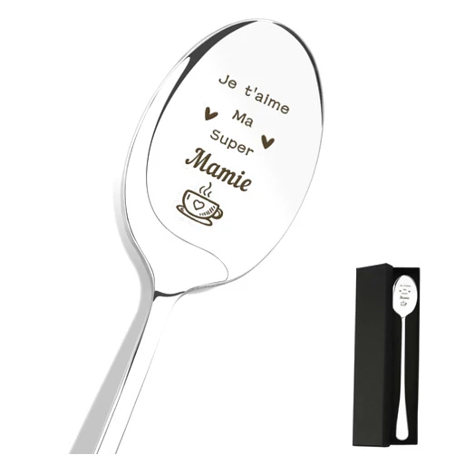 Cadeaux Mamie,Cadeau Grand Mere,Cadeau Mamie Anniversaire,Cadeau Pour Grand Mere,Cadeau Mamie Original,Cadeau Fête Des Grand Mère,Cadeaux Mamie Noel,Cuillere Mamie,Cadeaux Pour La Fête Des Mères