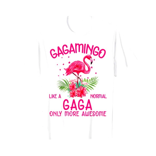 Flamingo Lover Family Clothing Co. Gagamingo Like A Normal Gaga Flamingo Lover Grandmother T-Shirt