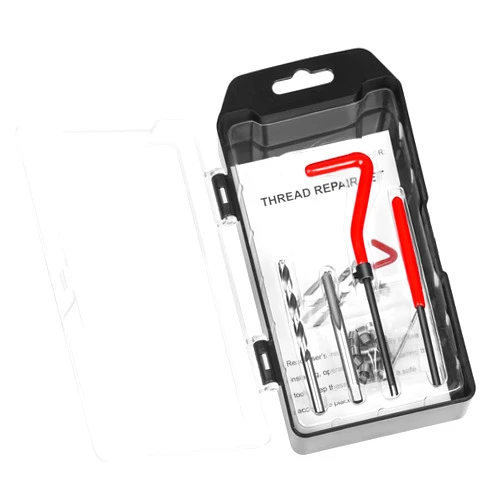 JMMRRR Thread Repair Kit M5 X 0.8mm, Metric Thread Repair Insert Kit Compatible Hand Tool Set for Damaged Thread and Auto Repairing