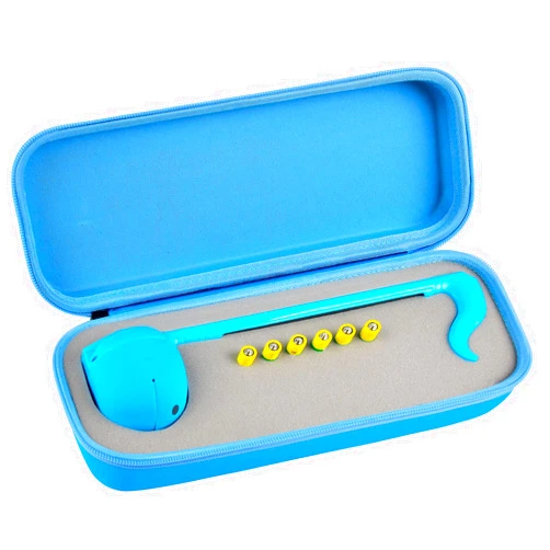 PAIYULE Case Compatible with Otamatone [English Edition] Japanese Electronic Musical Instrument Portable Synthesizer by Cube/Maywa Denki, Storage Holder Only Fits for Regular (Box Only) (Blue)