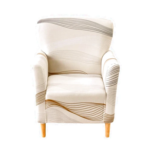 CRFATOP Printed Stretch Chair Slipcovers with Arms for Living Room 1 Piece Accent Chair Covers Soft Banquet Chair Covers Saucer Armchair Furniture Protector Office Reception Reading Sofa,A23
