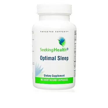 Seeking Health | Optimal Sleep | Natural Sleep Aid Supplement* | Supports Relaxation | Includes Ashwagandha, Magnesium & Zinc | Melatonin-Free, Non-Hormonal Sleep Support | 90 Vegetarian Capsules