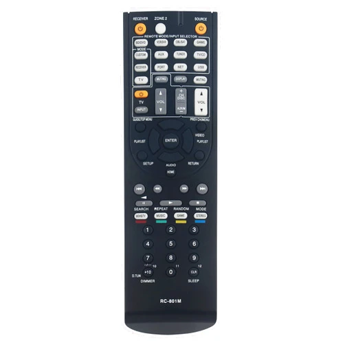 VINABTY RC-801M Replaced Remote fit for Onkyo AV Receiver HT-R690 TX-NR509 HT-R648 HT-R990 HT-S7400 HT-S8400 HT-S9400 HT-S9400THX HT-RC360