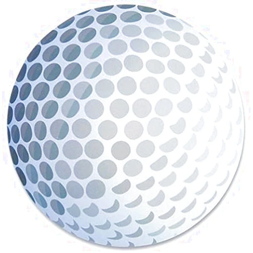 Rhode Island Novelty Golf Ball Shaped 5.5