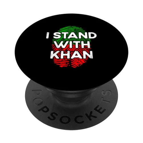 Imran Khan PTI Party Pakistan Support Freedom I Stand With Imran Khan Pakistan's True Prime Minister PopSockets Swappable PopGrip