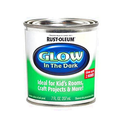 Rust-Oleum Specialty Glow in the Dark Indoor Flat Luminous Glow-in-Dark Paint 7 oz.