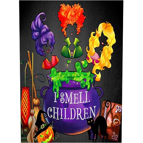 WUSARPLY Diamond Paintings Kits for Adults, Halloween Hocus Pocus Diamond Art Kits Full Drill Diamond Dots Paint with Diamonds Arts and Crafts for Beginner Kids Home Wall Decor