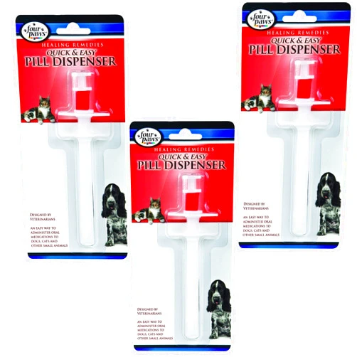 Four Paws Quick and Easy Pet Pill Dispensers (3 Pack)