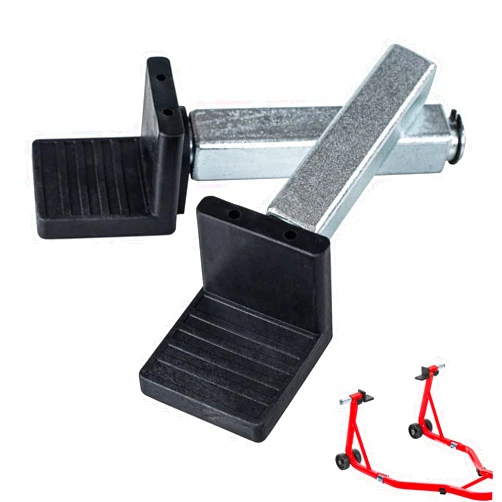 Donext Spool Lift Stand Attachments for Rear Sportbike Motorcycle Stands (Attachment ONLY), L-Shaped Adapter 1 Pair