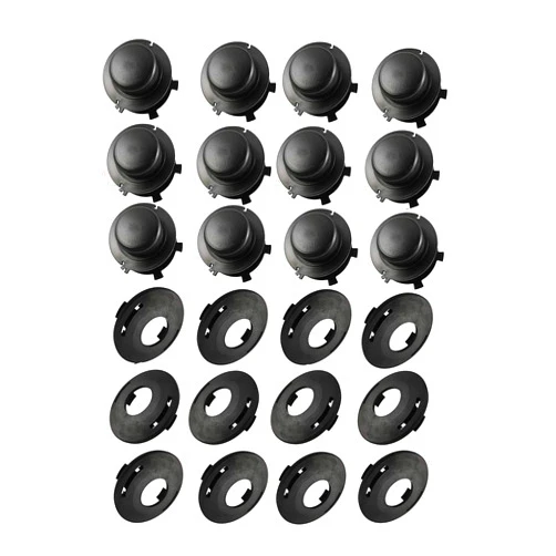 Hippotech Pack of 12 Spool and Cap Combo Replacement for Stihl Head Cover 25-2 FS 90 100 110 120 130 55 80 83 85