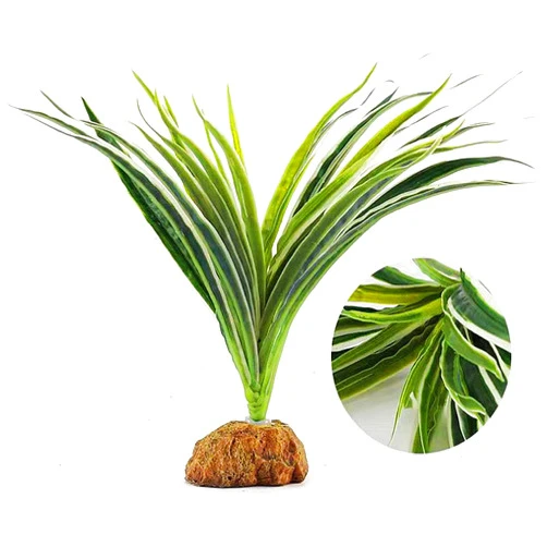 KERUIDENG Reptile Terrarium Decor, Bearded Dragon Tank Accessories，Spider Plants for Crested Gecko Leopard Lizard Chameleon Ball Python Snake Frog