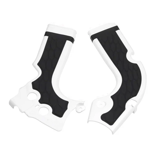 BFENG Motorcycles Frame Guard Motorcross Compatible with CRF250R CRF450R CRF 250 R CRF 450 R 250R 450R 2013 2014 2015 2016 Frame Protection(White Black)