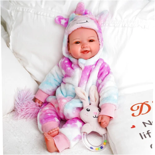 BABESIDE Baby Dolls, 17inch Large Realistic Cute Soft Body Baby Doll Real Life Baby Dolls with Accessories for 3+ Year Old Girls Gifts, Pretend Play, Collection