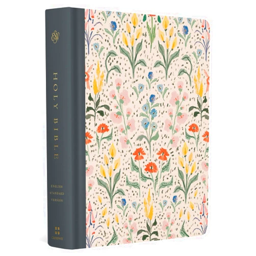 ESV Bibles,Lulie Wallace ESV Single Column Journaling Bible, Artist Series (Cloth over Board, Lulie Wallace, In Bloom): Holy Bible, English Standard Version