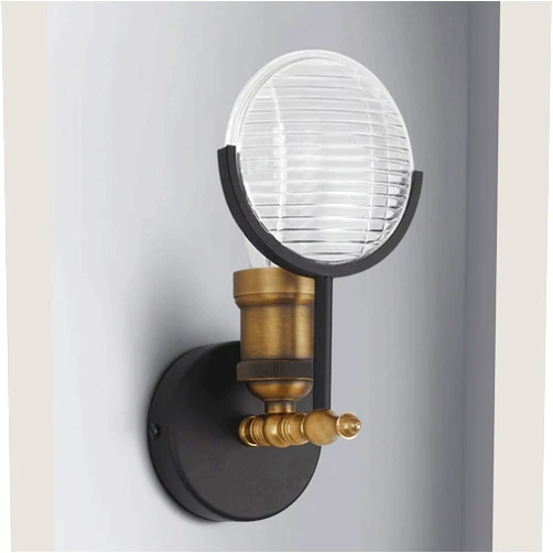 Liulishop Wall Sconces Vintage Car Headlight Modeling Wall Lamp, Home Bedroom Living Room Retro Decorative Wall Lamp Wall Lamp