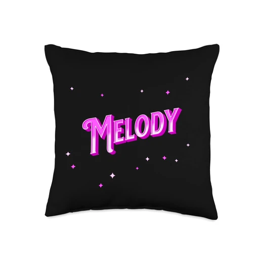 Melody Name Mädchen und Frauen Melody Personalised Name Throw Pillow