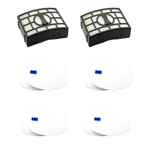 Lemige Vacuum Filters Replacement Parts for Shark Navigator Zero-M Lift-Away Upright Vacuum ZU560 ZU560C ZU561 ZU562 ZU572 UV650 UV725, 2 Post Filters + 4 Foam& Felt Filters Kit, XHEPA560 & XFFK560