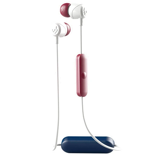 Skullcandy Jib Wireless In-Ear Earbud - White/Crimson