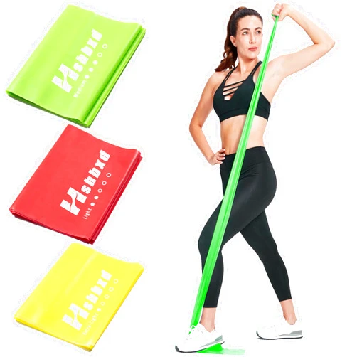 Hshbxd Resistance Bands Set, Latex-Free Exercise Bands for Working Out, Professional Physical Therapy Bands, Elastic Bands for Stretching, Suitable for Rehab, Yoga, Pilates, Gym, Home Exercise