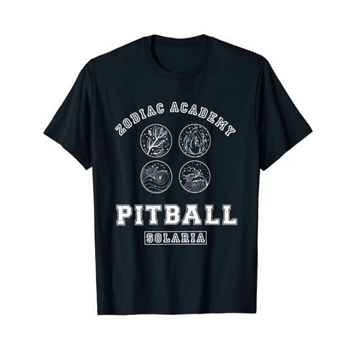 Visit The Booktok Bookish Zodiac Academy Pitball Darcy Vega Two Sided T-Shirt