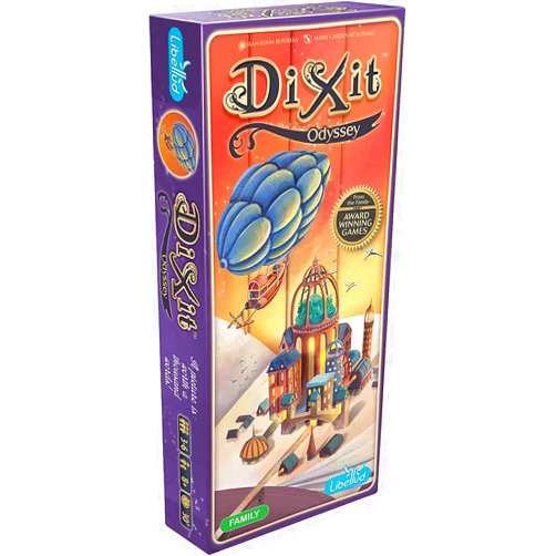 Libellud Dixit Odyssey Board Game EXPANSION - Enrich Your Imagination with 84 New Cards! Creative Storytelling Game, Fun Family Game for Kids & Adults, Ages 8+, 3-6 Players, 30 Min Playtime, Made by Libellud