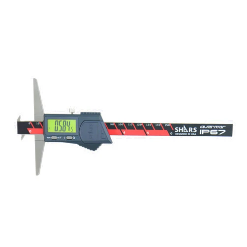 Aventor 6 Inch Double Hook Electronic Digital Depth Gage, 6