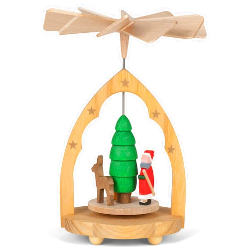 Off the Wall Toys Alexander Taron Importer 1709 Richard Glaesser Mini Pyramid-Santa-4.25