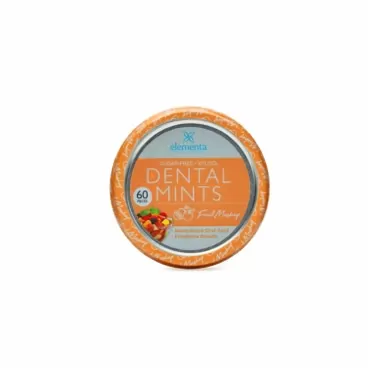 Elementa Silver Elementa Natural Sugar Free Hard Candy Breath Mints, Low Carb with Xylitol for Improved Oral Care | Non-GMO + Vegan Friendly, Neutralizes Oral Acid, Soothes Dry Mouth | Fruit Mashup 60 Count